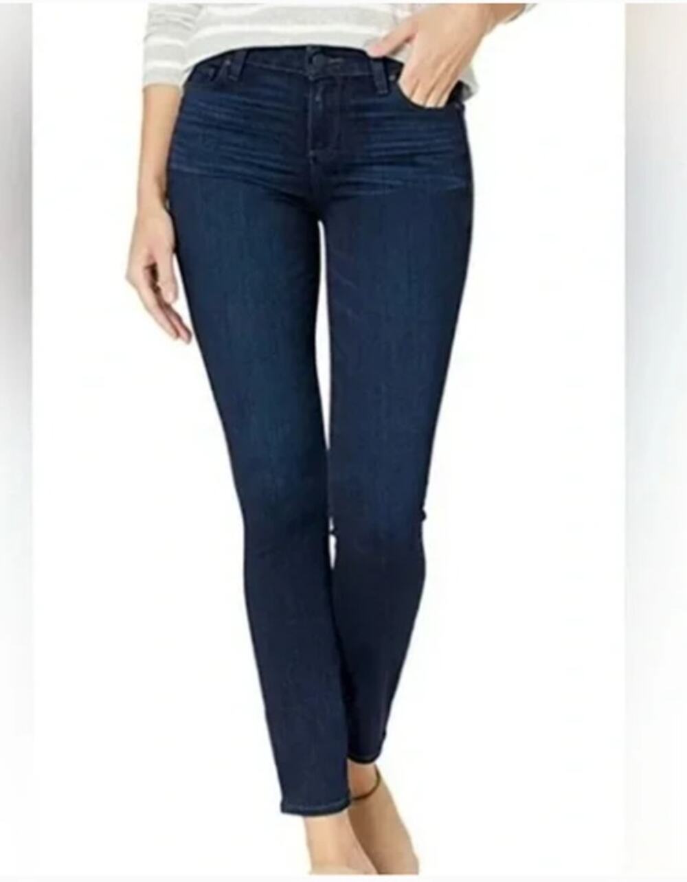Paige Dark Wash Verduga Ankle Skinny Jeans  in Fate Size 25
